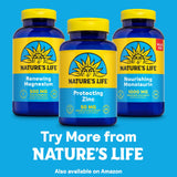Nature's Life Zinc Copper Supplement on a wooden table