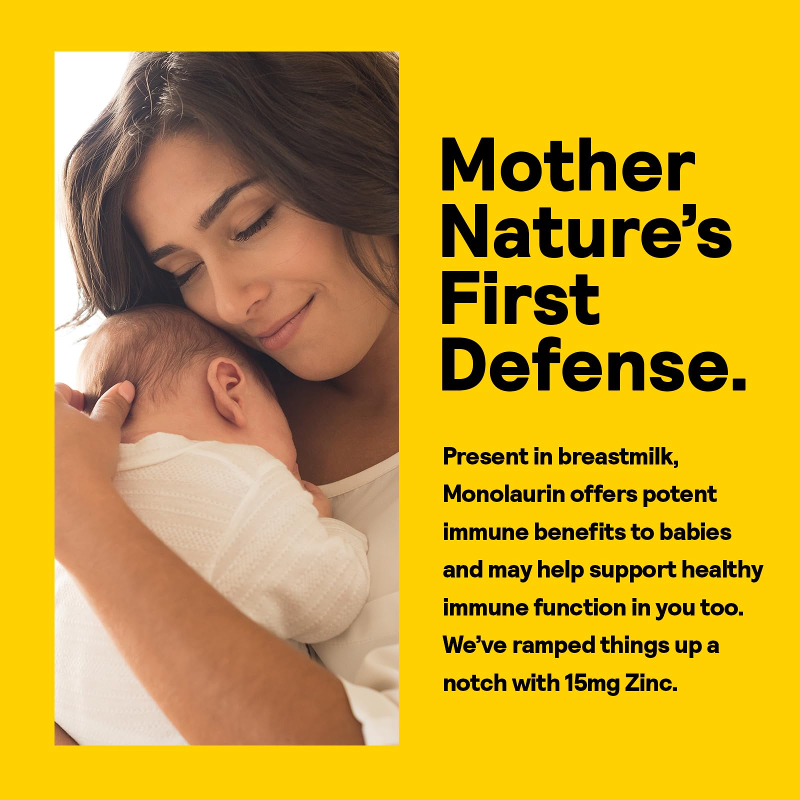 Nature's Life Zinc Picolinate & Monolaurin Capsules with measuring spoon