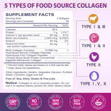 Nature's live Collagen Softgels displayed with natural ingredients