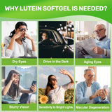 Nature's Live Lutein Eye Vitamins 50mg softgel close-up