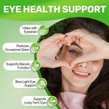 Nature's Live Lutein Eye Vitamins 50mg softgel side view