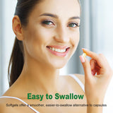 Nature's Live Oil of Oregano Softgels back view with ingredient list