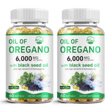 Nature's Live Oregano Oil Softgels front view
