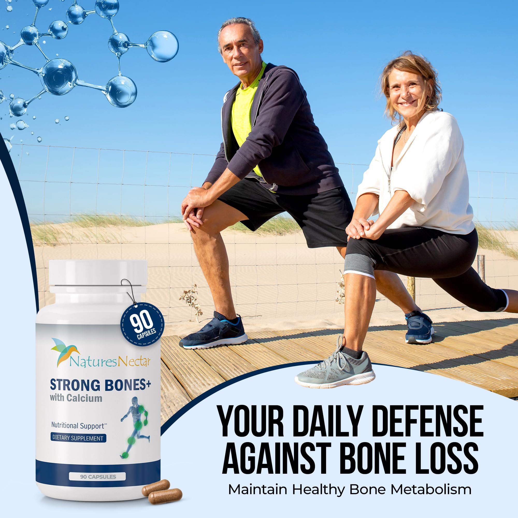 Nature's Nectar Calcium Supplement in a lifestyle setting