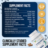 Nature's Nectar Calcium Supplement side view with label