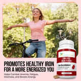 Nature's Nectar Iron Supplement 36g bottle with a measuring spoon