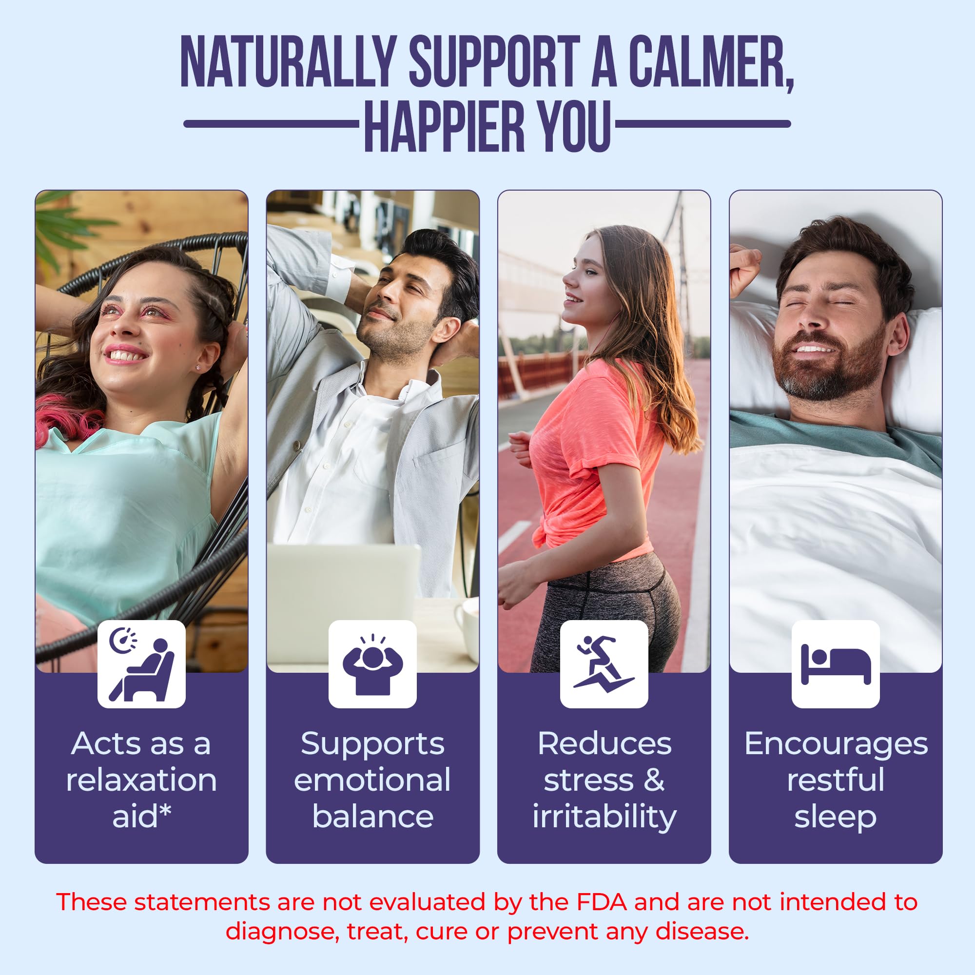 Nature's Nectar Mood Support Capsules with a close-up of the capsules