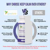 Nature's Nectar Mood Support Capsules with ingredients list on the back
