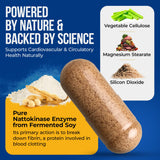 Nature's Nectar Nattokinase Supplement 250mg capsule close-up