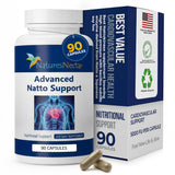 Nature's Nectar Nattokinase Supplement 250mg front view