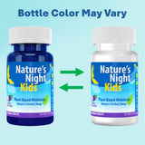 Nature's Night Kids product with a bedtime setting in the background