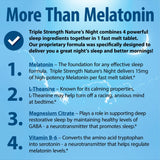 Nature's Night Melatonin 15mg ingredients list on packaging