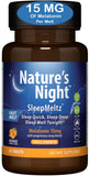 Nature's Night Triple Strength Melatonin 15mg tablet front view