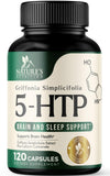 Nature's Nutrition 5-HTP Extra Strength 200mg capsule bottle front view