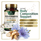 Nature's Nutrition Akkermansia Probiotic Supplement ingredients list