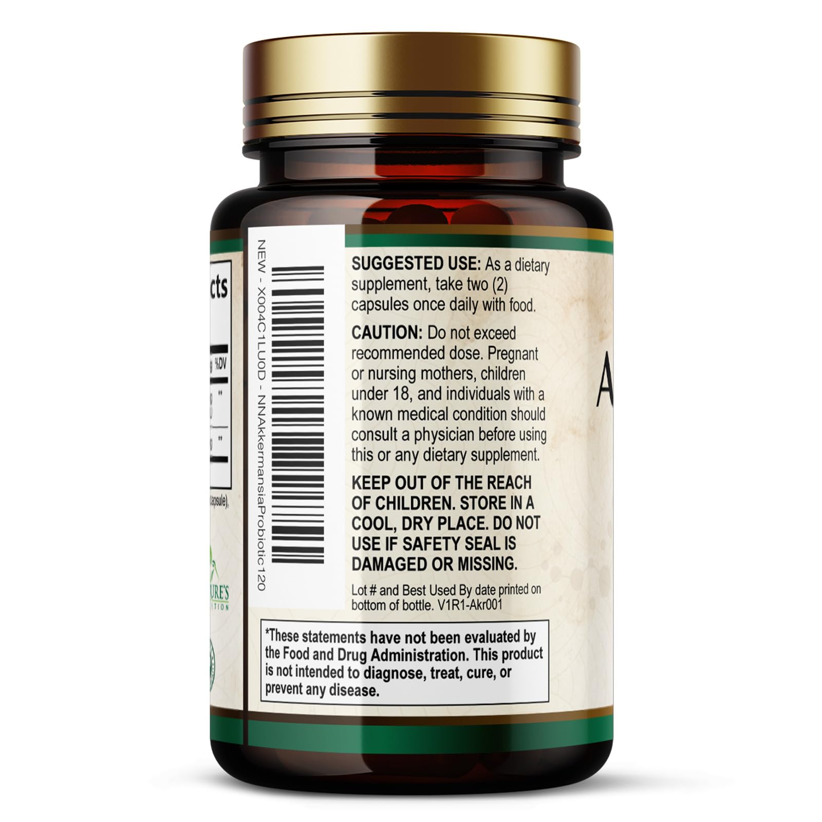 Nature's Nutrition Akkermansia Probiotic Supplement lifestyle scene
