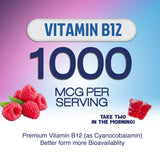 Nature's Nutrition B12 Energy Gummies with natural caffeine ingredients