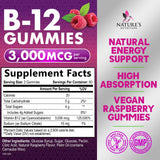 Nature's Nutrition B12 Gummies close-up of gummies