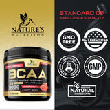 Nature's Nutrition BCAA Amino Acids Powder 358g packaging