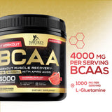 Nature's Nutrition BCAA Amino Acids Powder 358g side view