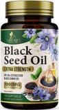 Nature's Nutrition Black Seed Oil Capsules 1000mg bottle front view
