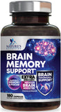 Nature's Nutrition Brain Memory Supplement Capsules front view