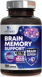 Nature's Nutrition Brain Memory Supplement Capsules front view