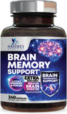 Nature's Nutrition Brain Memory Supplement Capsules front view
