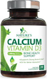 Nature's Nutrition Calcium Supplement 1200mg front view