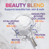 Nature's Nutrition Collagen Peptides Powder 563g scoop and powder