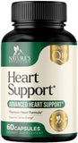 Nature's Nutrition CoQ10 Heart Support Supplement front view