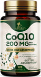 Nature's Nutrition CoQ10 Softgels 200mg front view