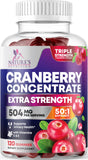 Nature's Nutrition Cranberry Gummies front view with packaging