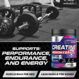 Nature's Nutrition Creatine Monohydrate Powder on a kitchen counter
