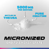 Nature's Nutrition Creatine Monohydrate Powder unflavoured powder close-up