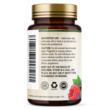 Nature's Nutrition D3 K2 chewable tablets with a glass of water