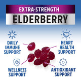 Nature's Nutrition Elderberry Gummies with fresh elderberries