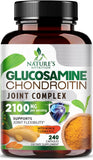 Nature's Nutrition Glucosamine Chondroitin MSM Complex 120 Capsules front view