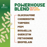 Nature's Nutrition Glucosamine Chondroitin MSM Complex ingredients list