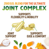 Nature's Nutrition Glucosamine Chondroitin MSM Complex with a measuring spoon