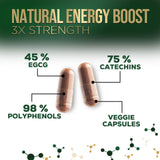 Nature's Nutrition Green Tea Extract 1000mg Capsules bottle with label