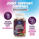 Nature's Nutrition Joint Support Gummies side view showing ingredients