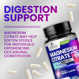 Nature's Nutrition Magnesium Citrate 1000mg capsule close-up