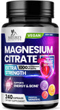 Nature's Nutrition Magnesium Citrate 1000mg front view