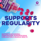 Nature's Nutrition Magnesium Citrate Gummies in a bowl