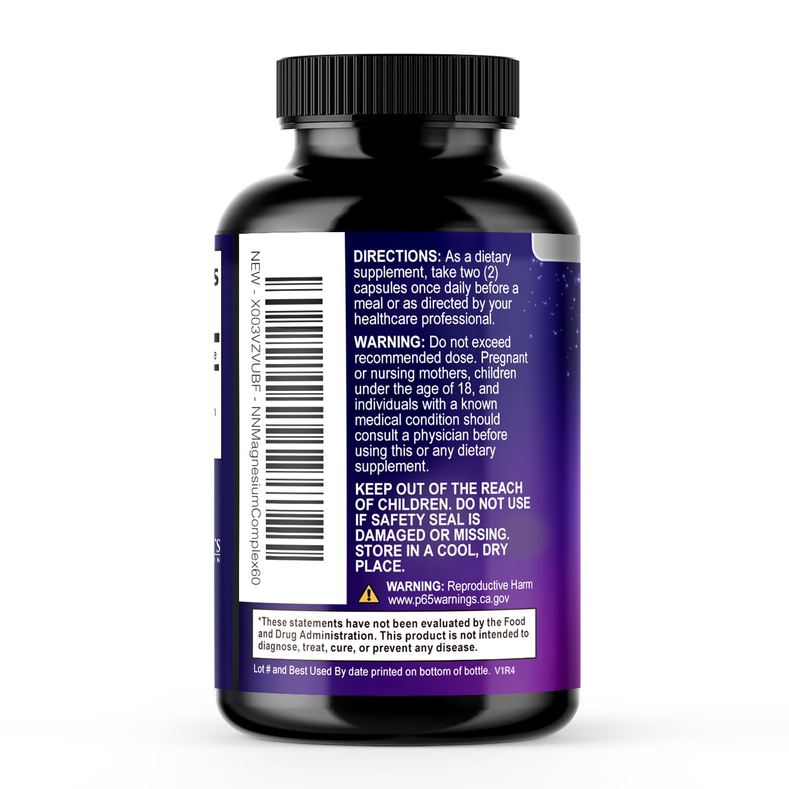 Nature's Nutrition Magnesium Complex Capsules in natural setting