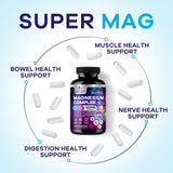 Nature's Nutrition Magnesium Complex Capsules opened bottle