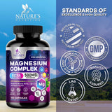 Nature's Nutrition Magnesium Complex Capsules with measuring spoon