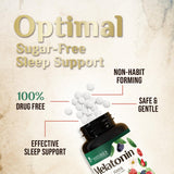 Nature's Nutrition Melatonin 10mg bottle with a measuring spoon