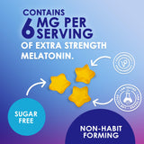 Nature's Nutrition Melatonin Gummies 6mg close-up of gummies